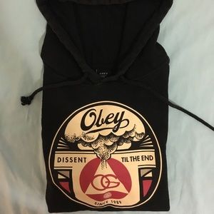 Obey Black Hoodie